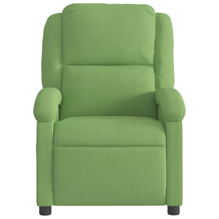 massagestol velour lysegrøn
