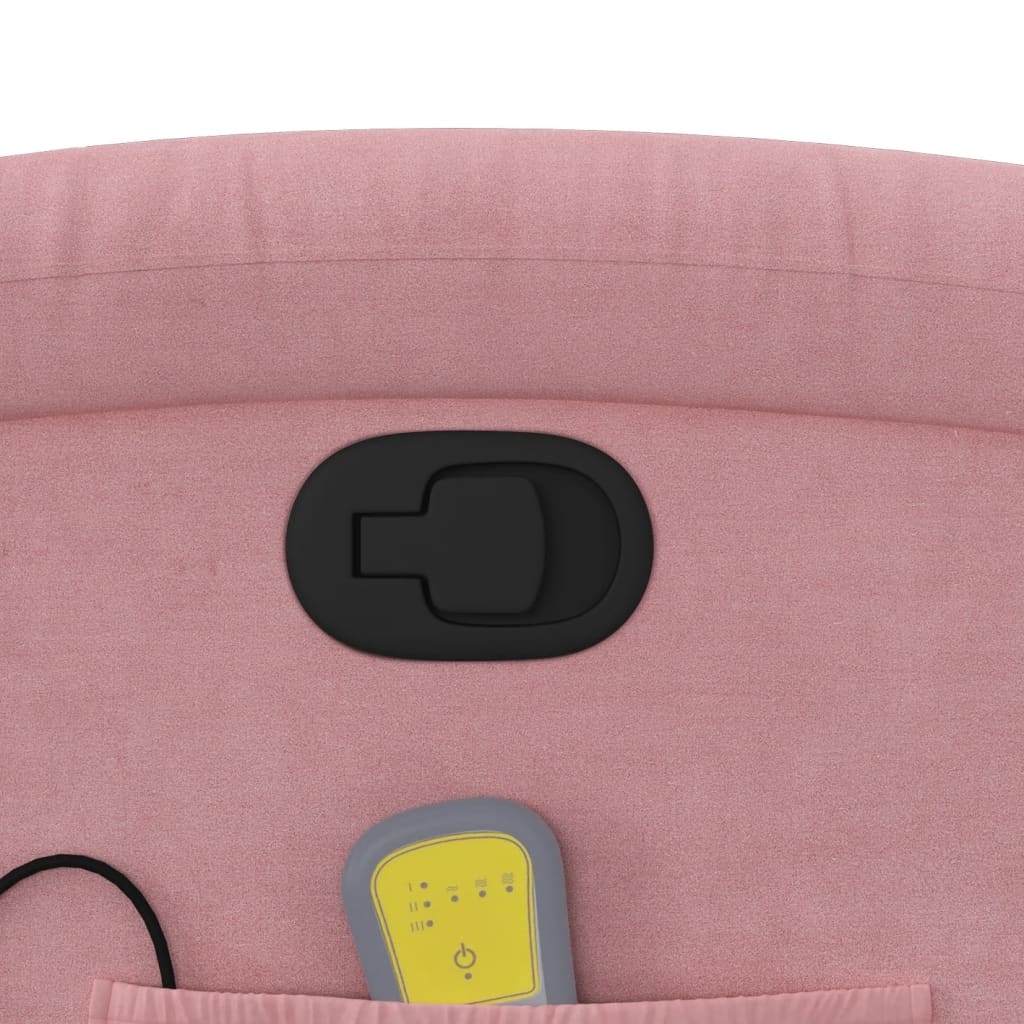 massagestol velour pink