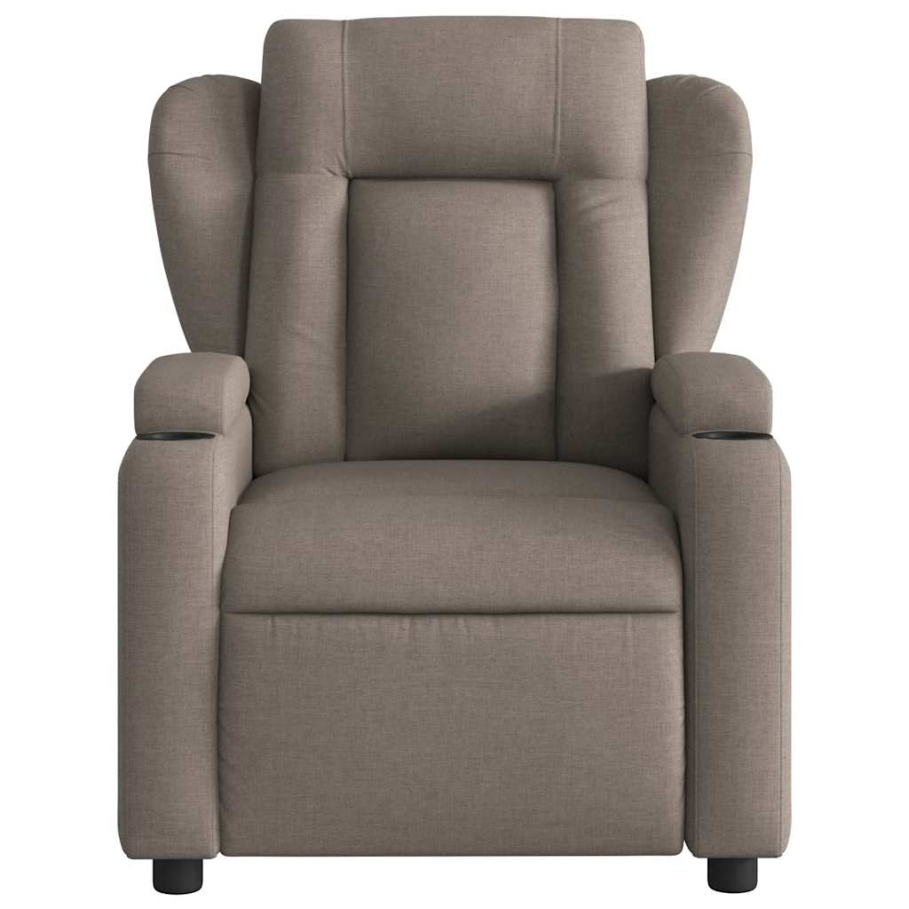 massagestol taupe stof