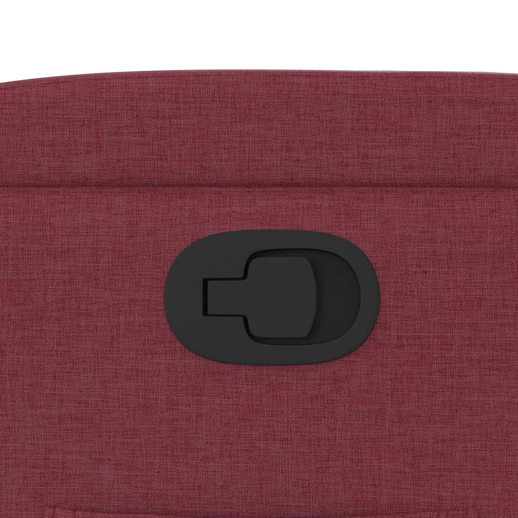 lænestol stof vinrød