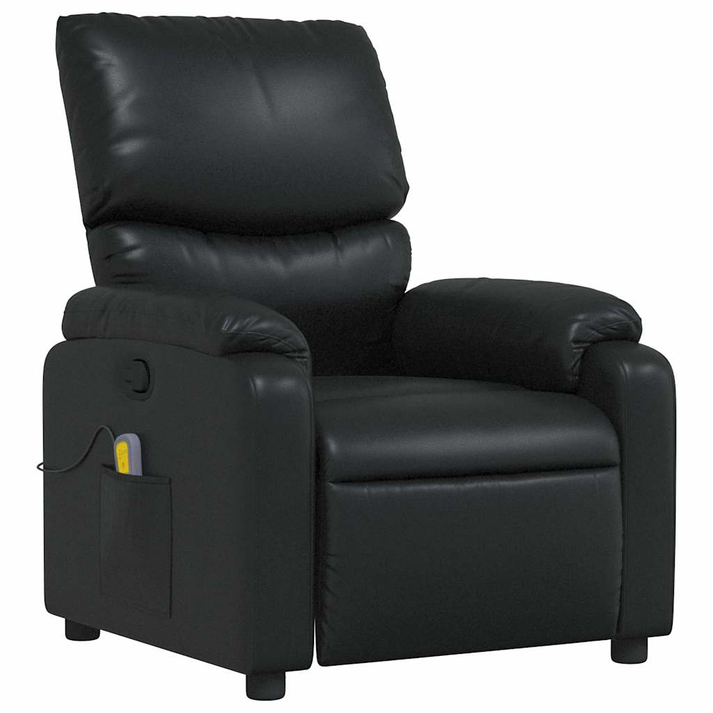massagestol kunstlæder sort
