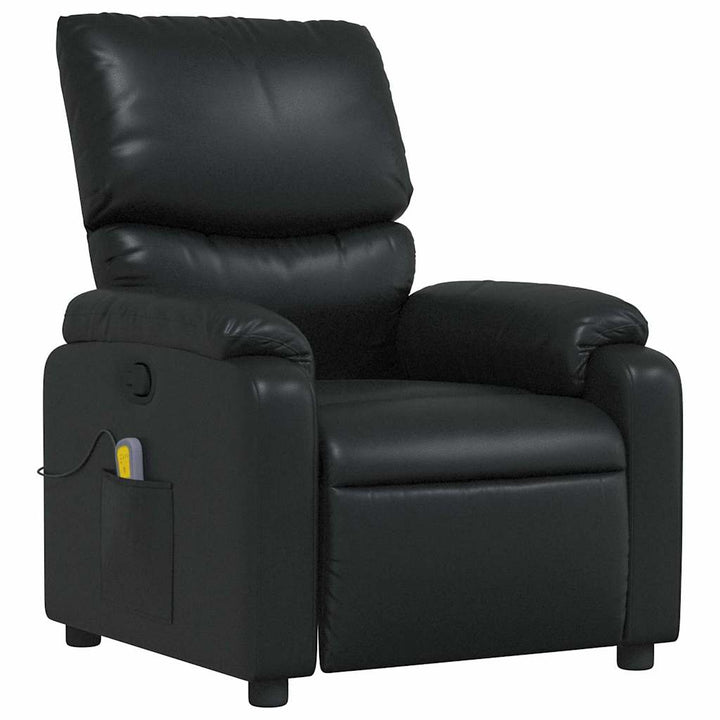 massagestol kunstlæder sort