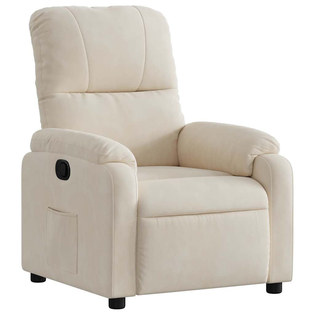 lænestol mikrofiberstof beige