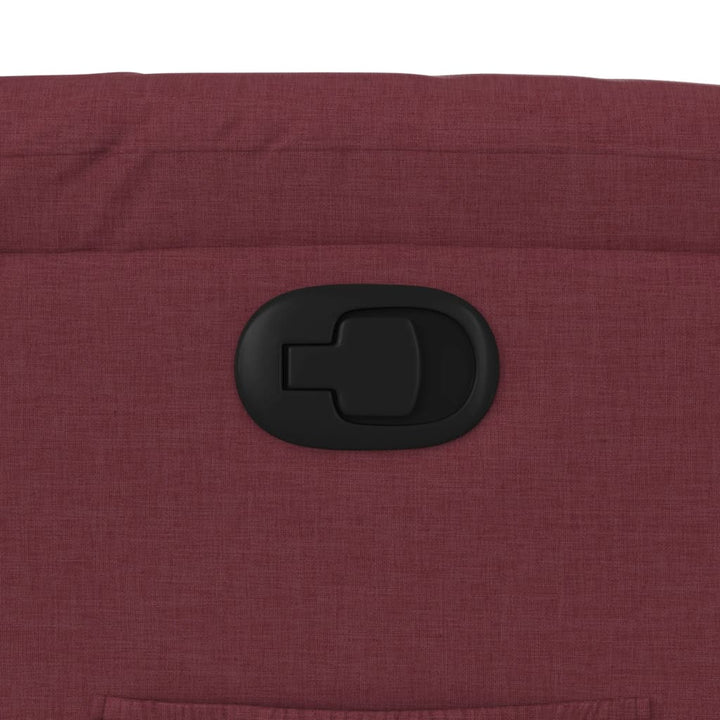 lænestol stof vinrød