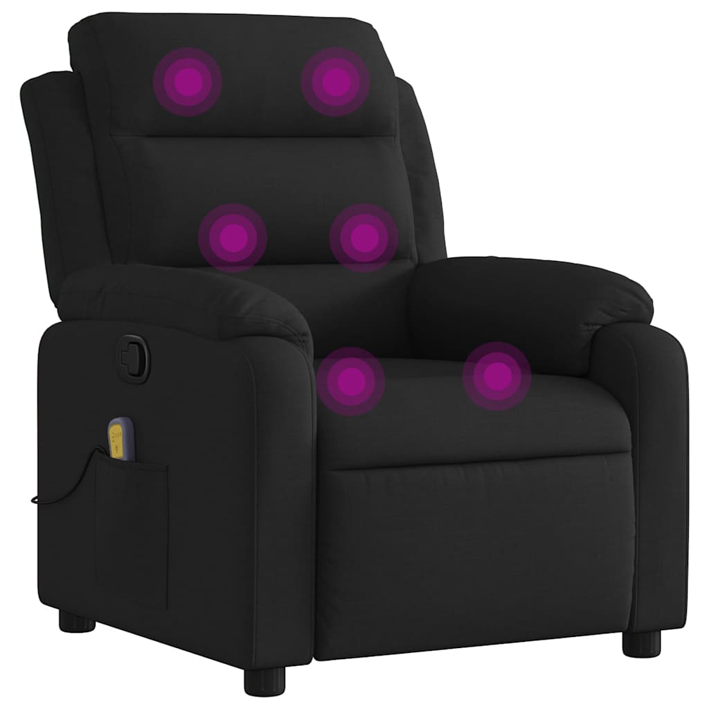 massagestol stof sort