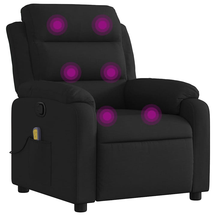 massagestol stof sort