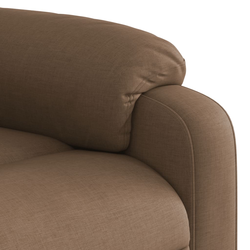 massagestol stof brun