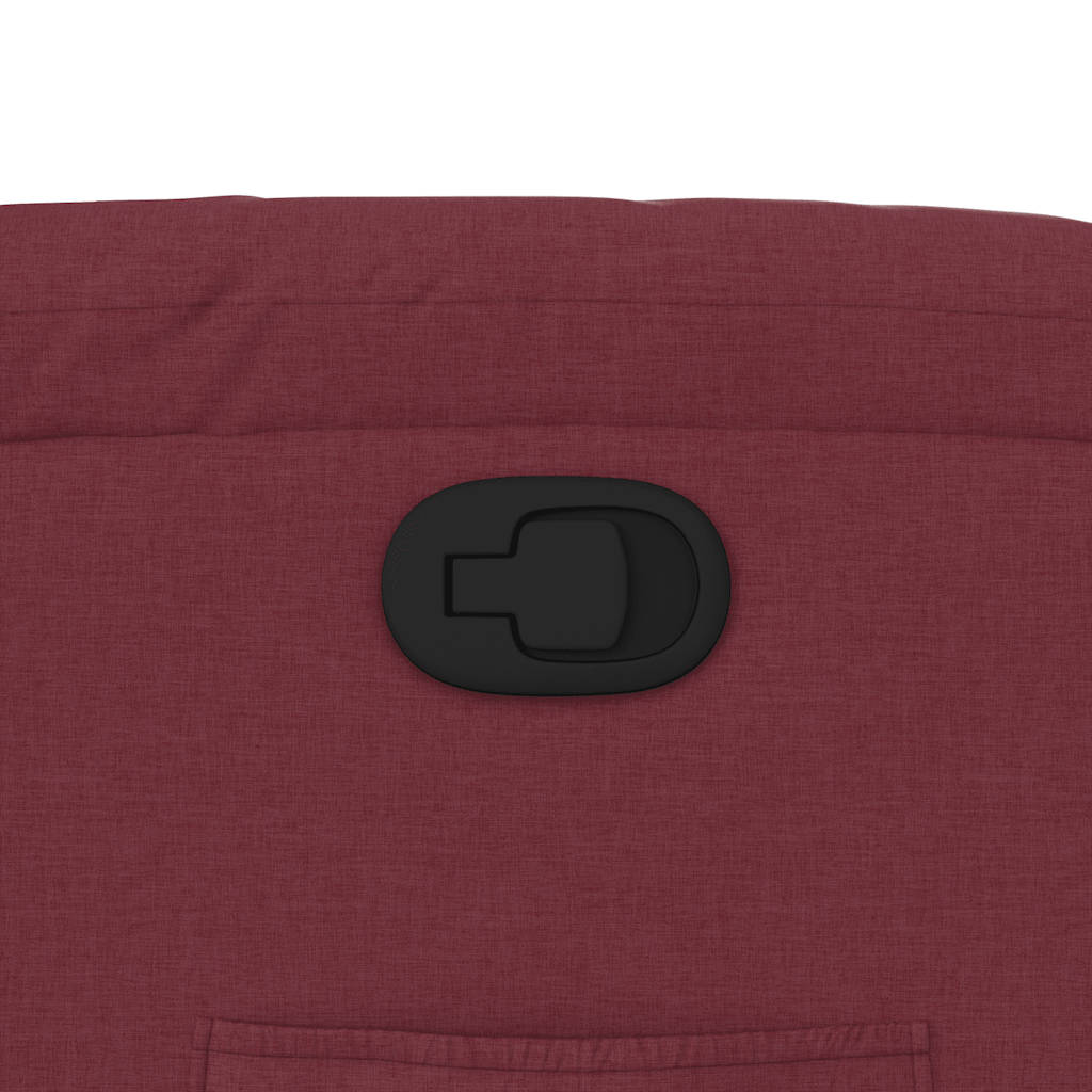 lænestol stof vinrød