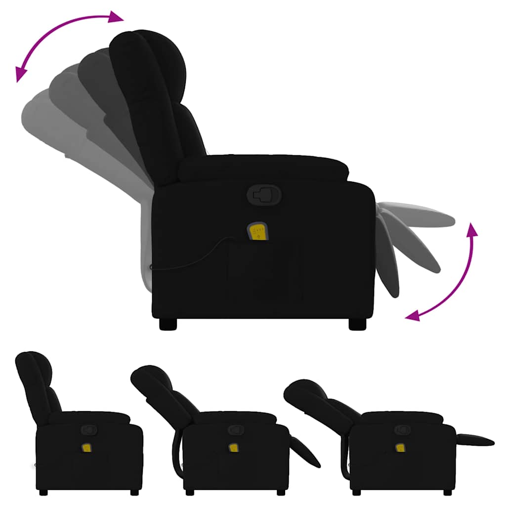 massagestol stof sort