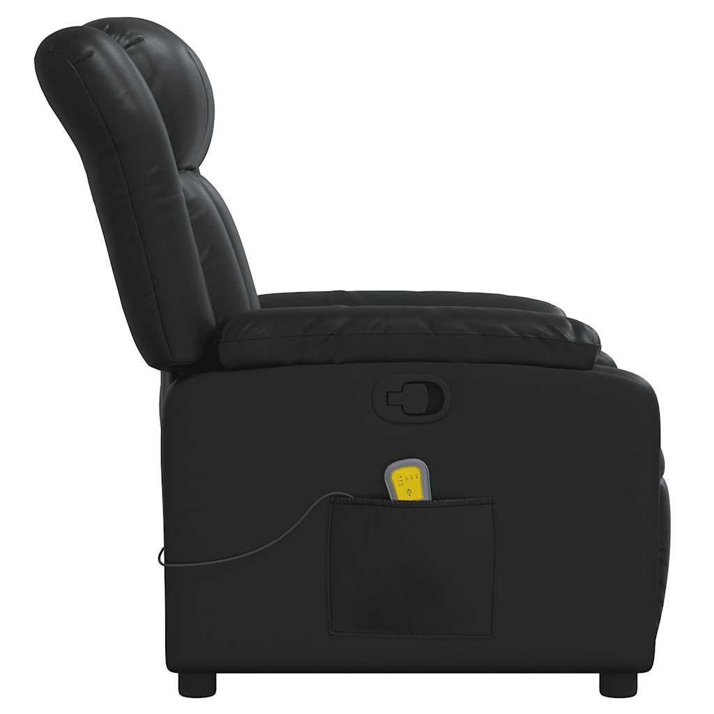 massagestol kunstlæder sort