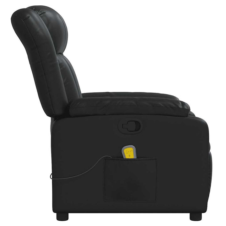 massagestol kunstlæder sort