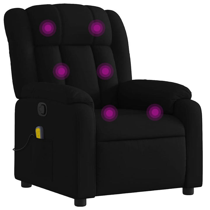 massagestol stof sort