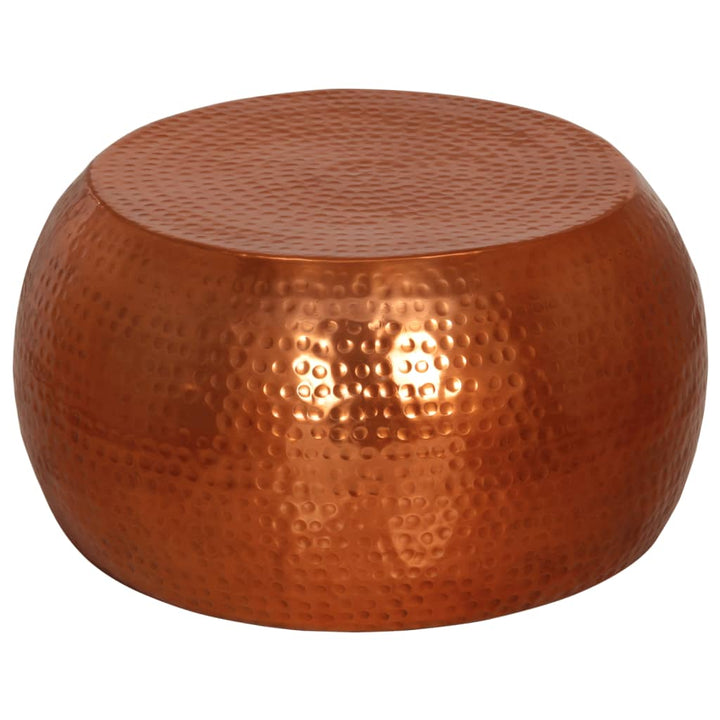 sofabord Ø55x28 cm aluminium messingfarvet