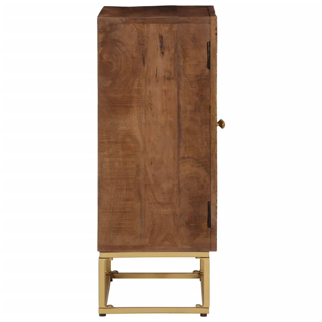 skænk 55x30x76 cm massivt mangotræ og jern