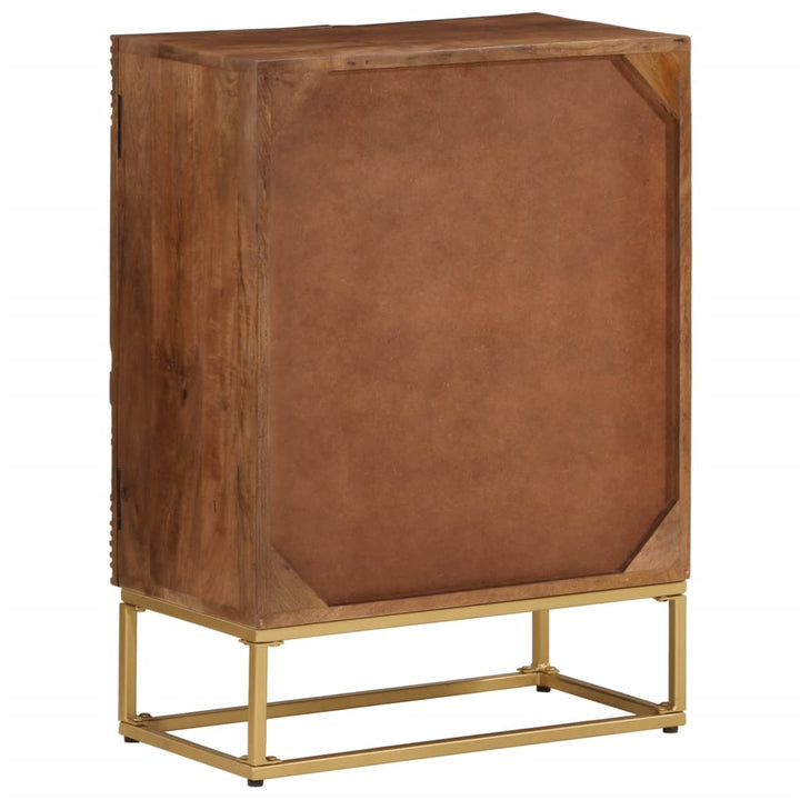skænk 55x30x76 cm massivt mangotræ og jern