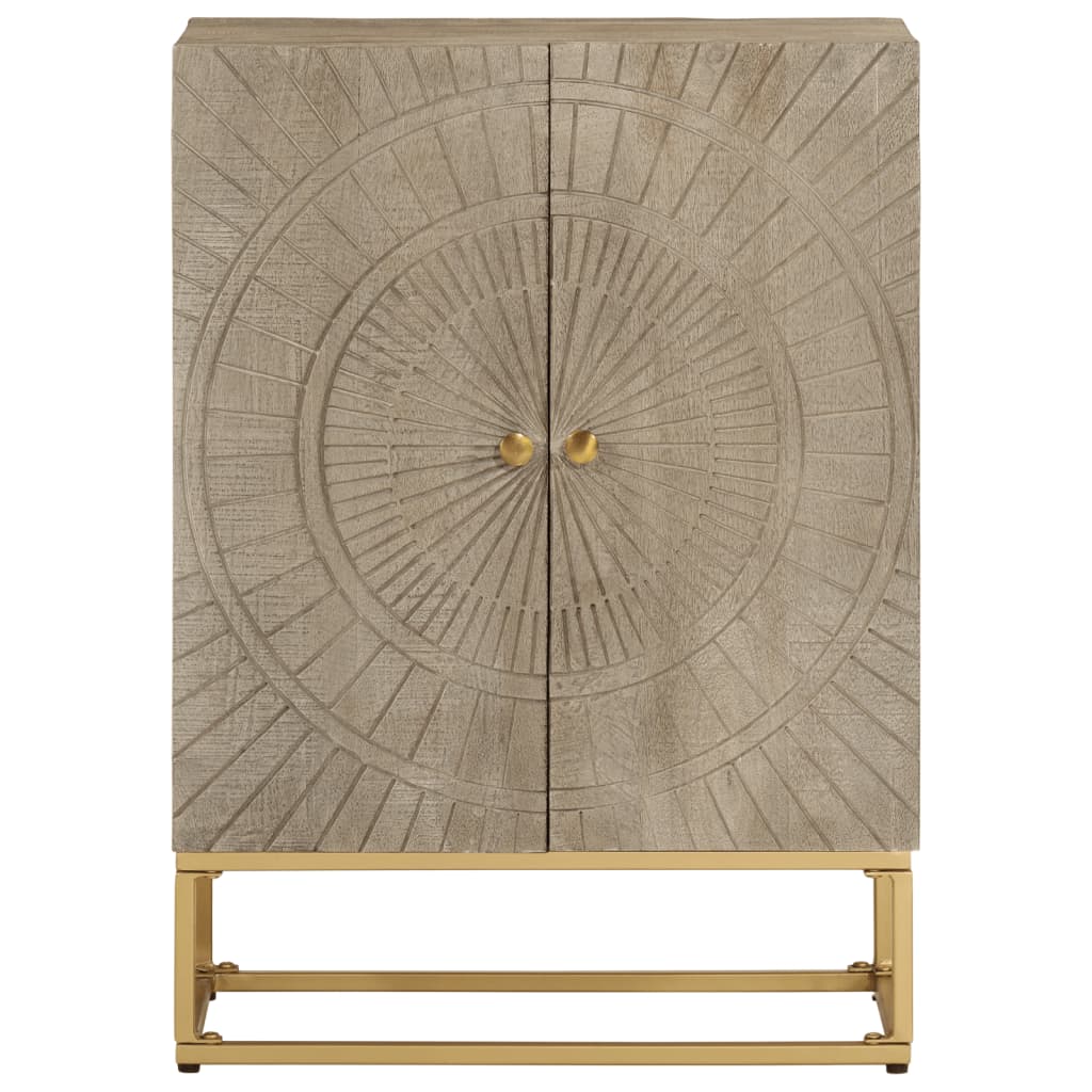 skænk 55x30x76 cm massivt mangotræ og jern
