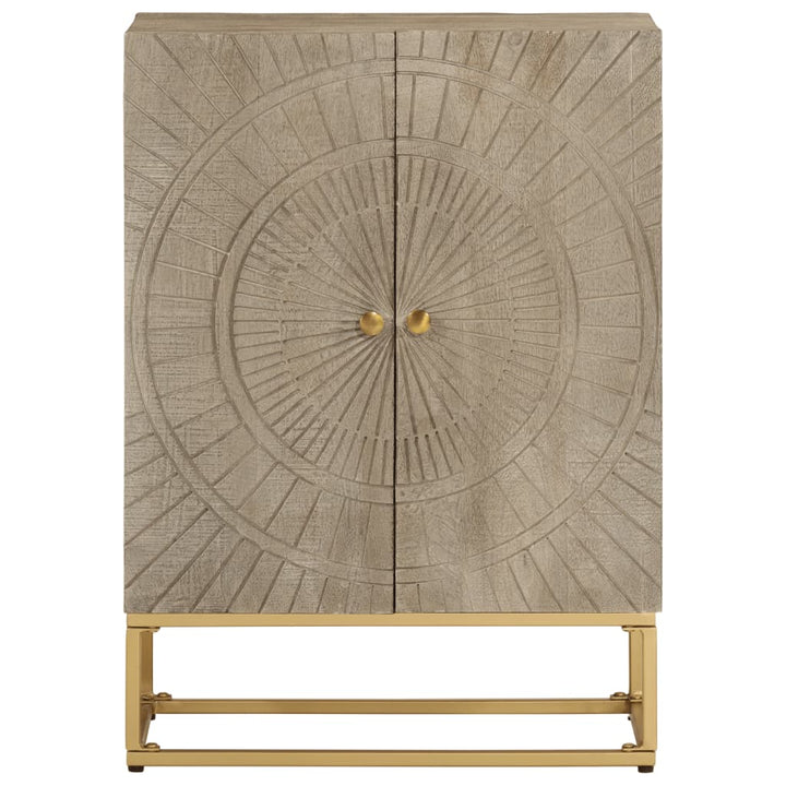skænk 55x30x76 cm massivt mangotræ og jern