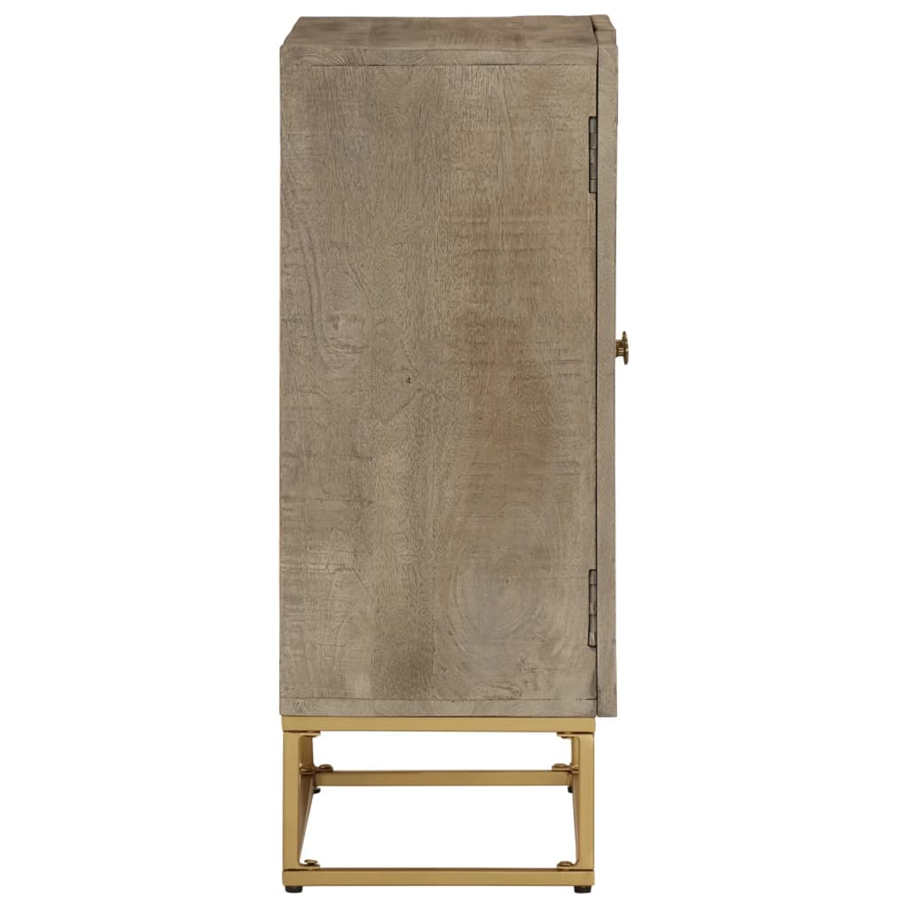 skænk 55x30x76 cm massivt mangotræ og jern