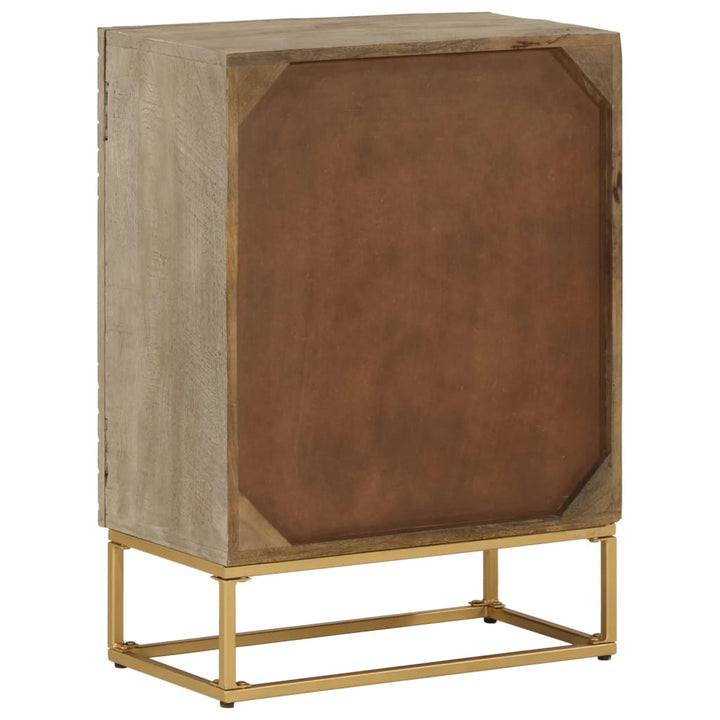 skænk 55x30x76 cm massivt mangotræ og jern