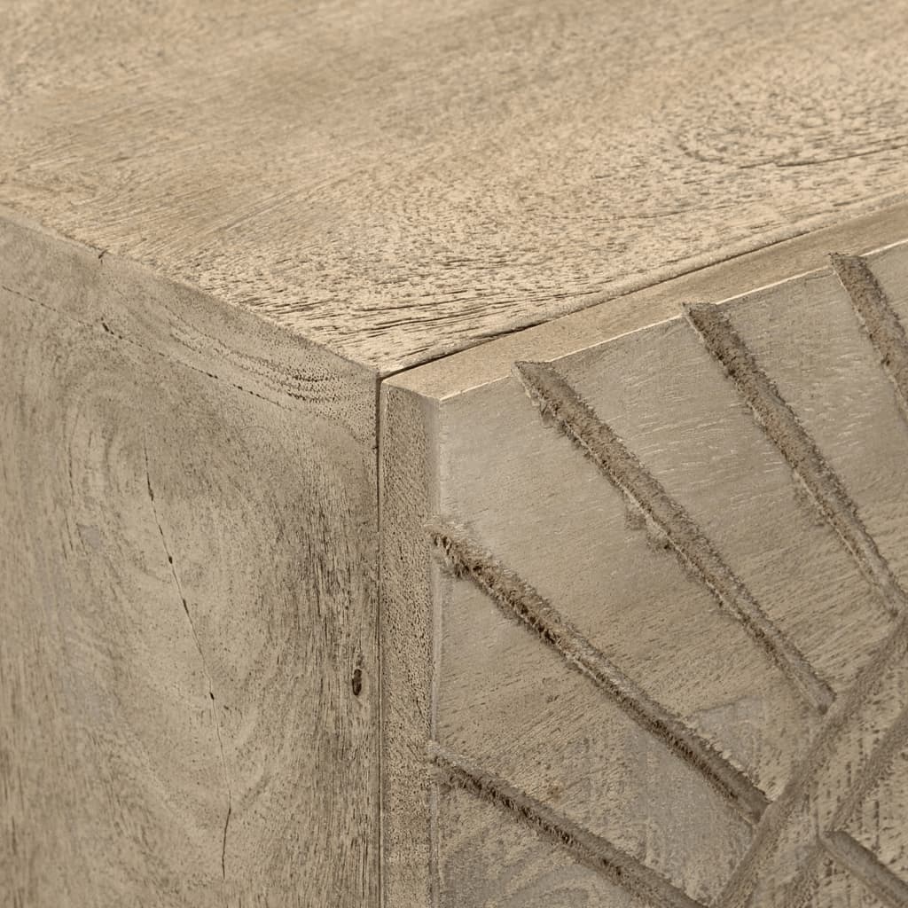 kommode 55x30x76 cm massivt mangotræ og jern