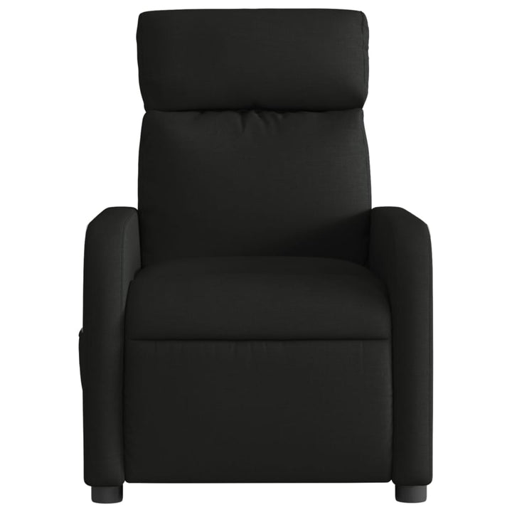 eldrevet massagestol stof sort