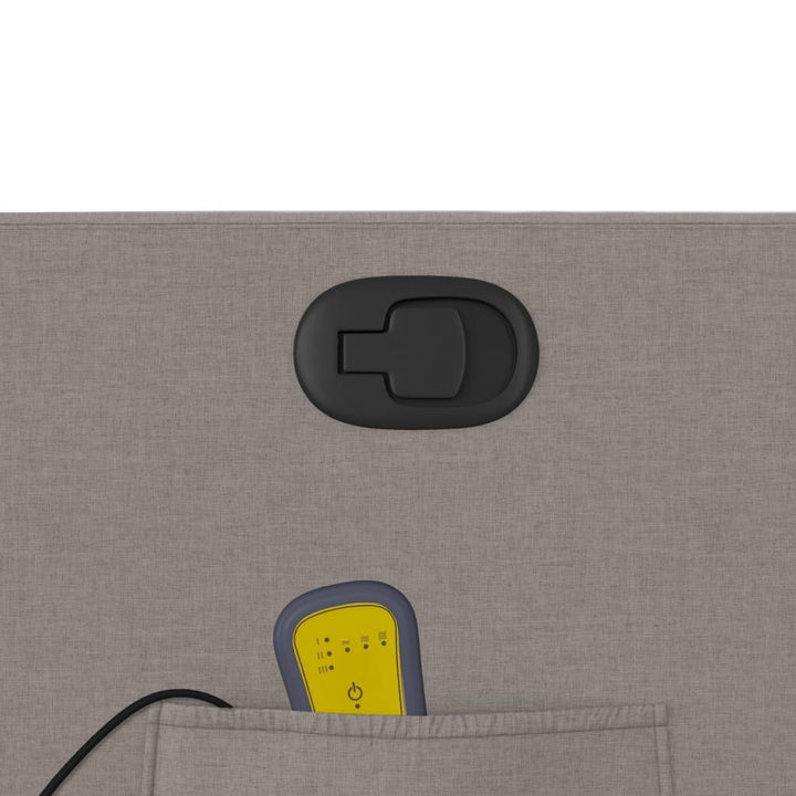 løftestol med massage stof gråbrun