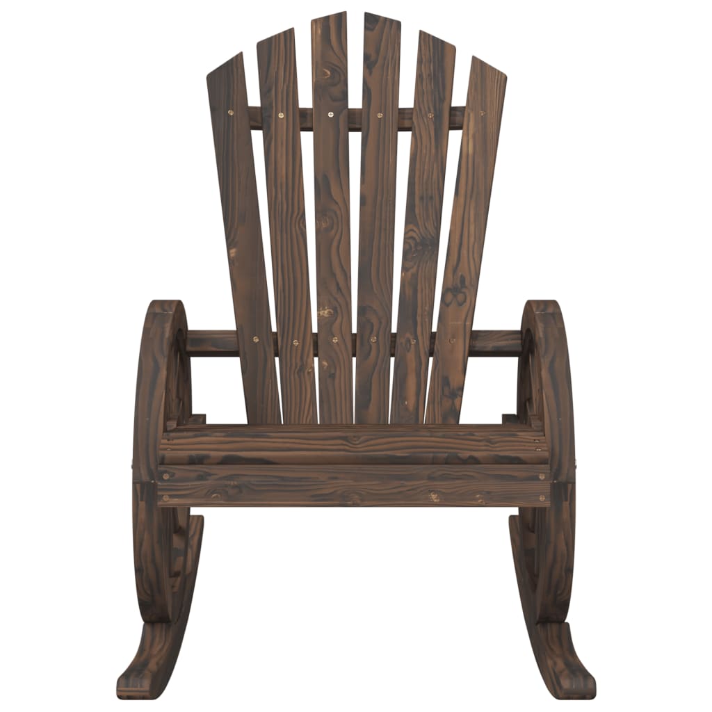 Adirondack-gyngestole 2 stk. massivt grantræ