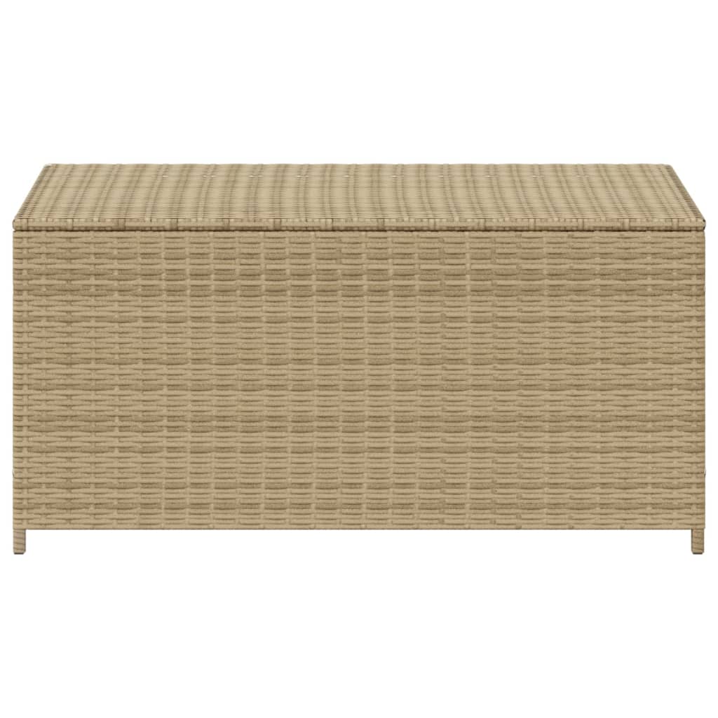 opbevaringsboks til haven 190 l polyrattan beige