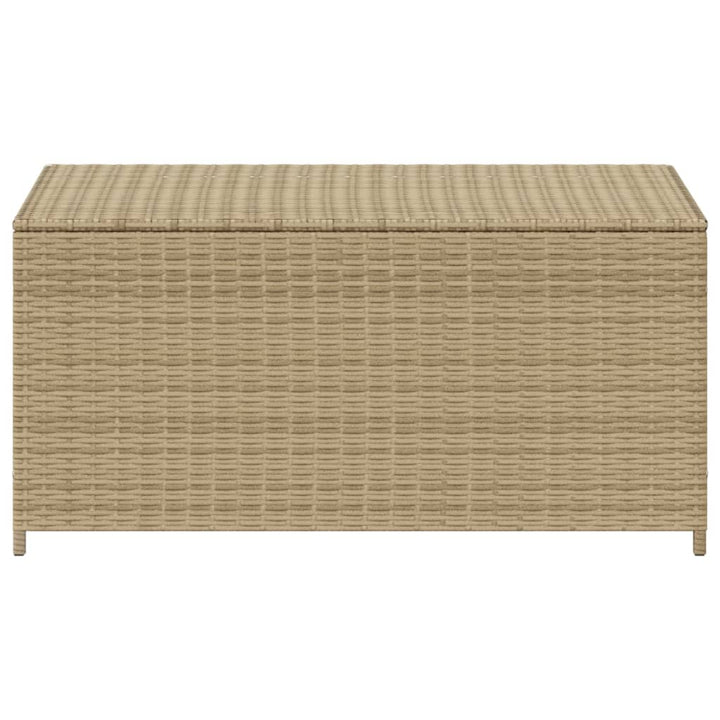 opbevaringsboks til haven 190 l polyrattan beige