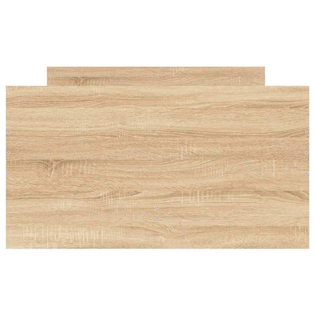 sengestel med skuffer 100x200 cm sonoma-eg