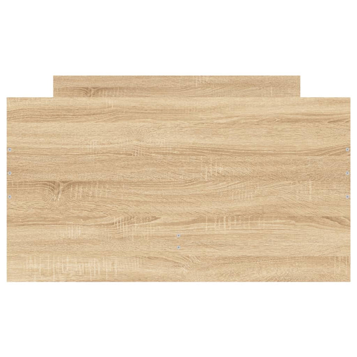 sengestel med skuffer 100x200 cm sonoma-eg