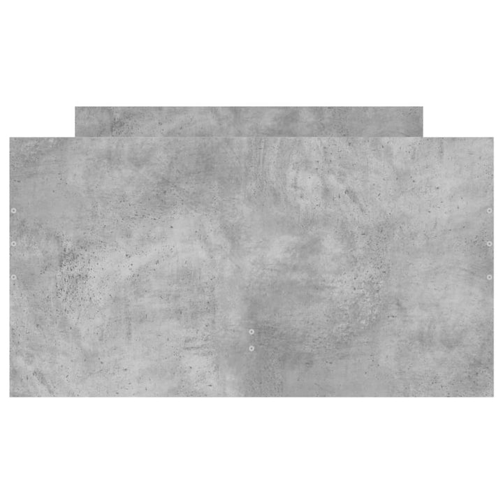 sengestel med skuffer 100x200 cm betongrå
