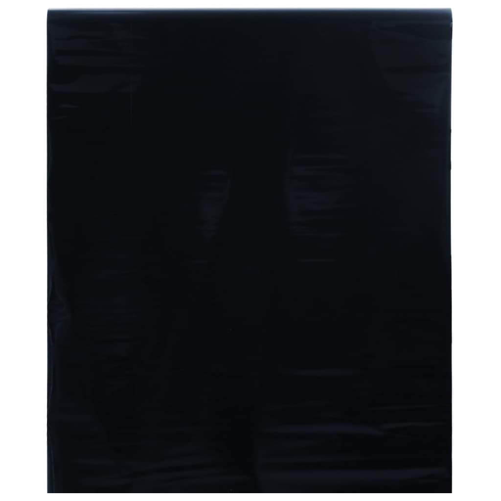 vinduesfolier 3 stk. matteret PVC sort