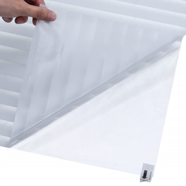 vinduesfolier 4 stk. rullegardinmønster matteret PVC