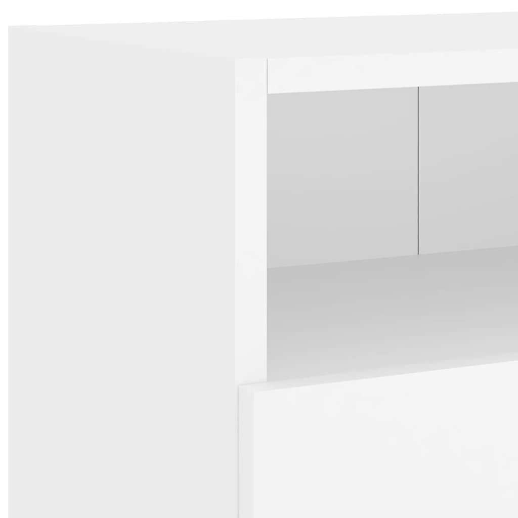 væghængte tv-borde 2 stk. 100x30x30 cm konstrueret træ hvid