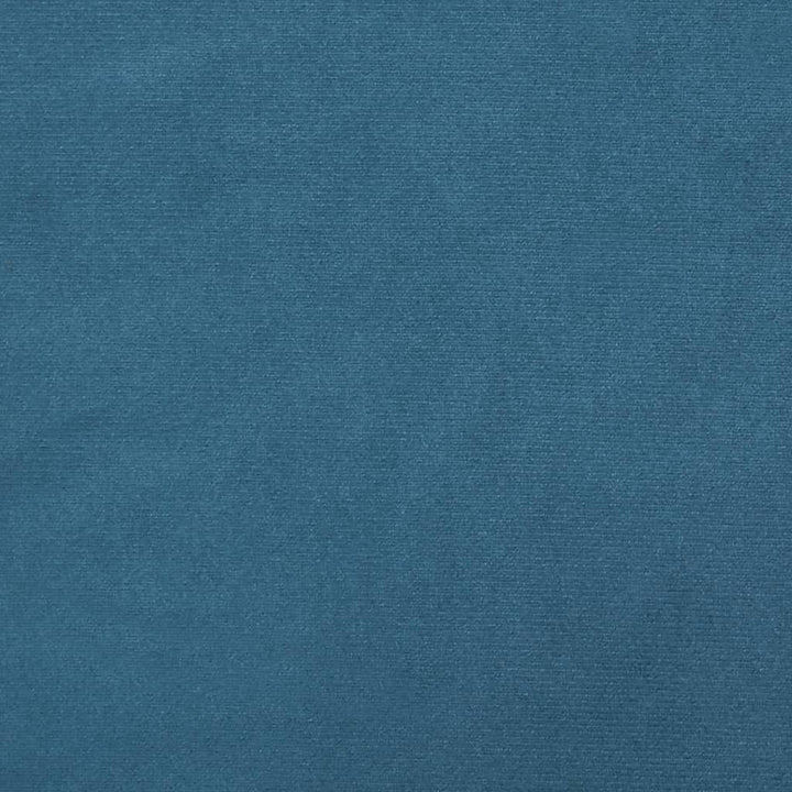 gavlpude 200 cm velour blå