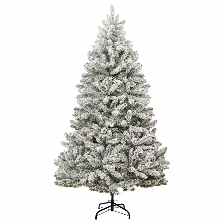 kunstigt juletræ 300 LED'er og kuglesæt hængslet 300 cm