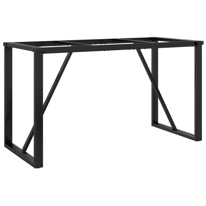 bordben til spisebord 140x60x73 cm O-stel stål