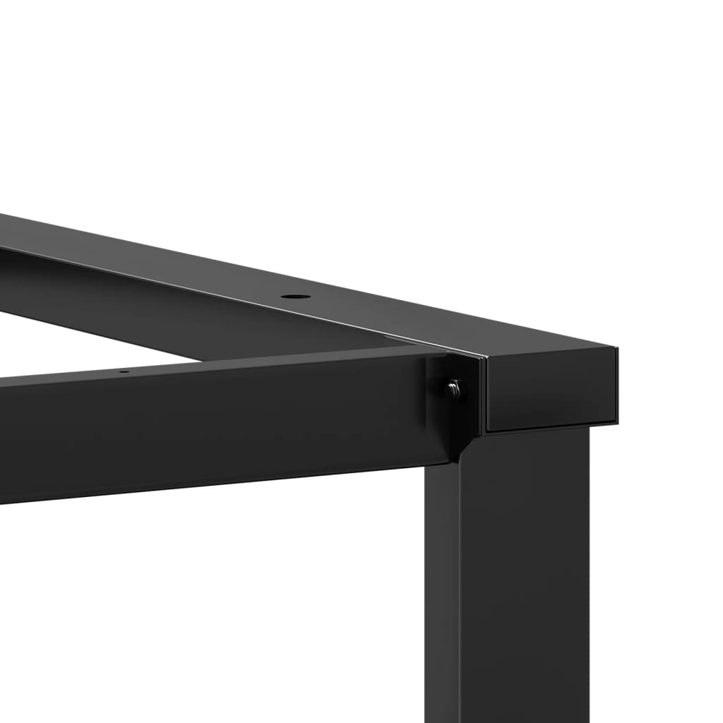 bordben til spisebord 140x60x73 cm O-stel stål