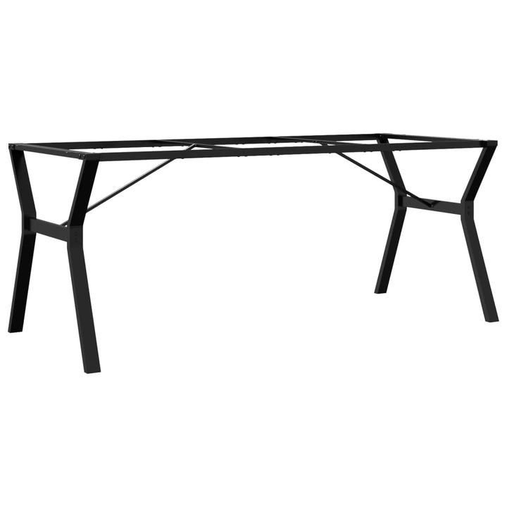 bordben til spisebord 180x80x73 cm Y-stel stål