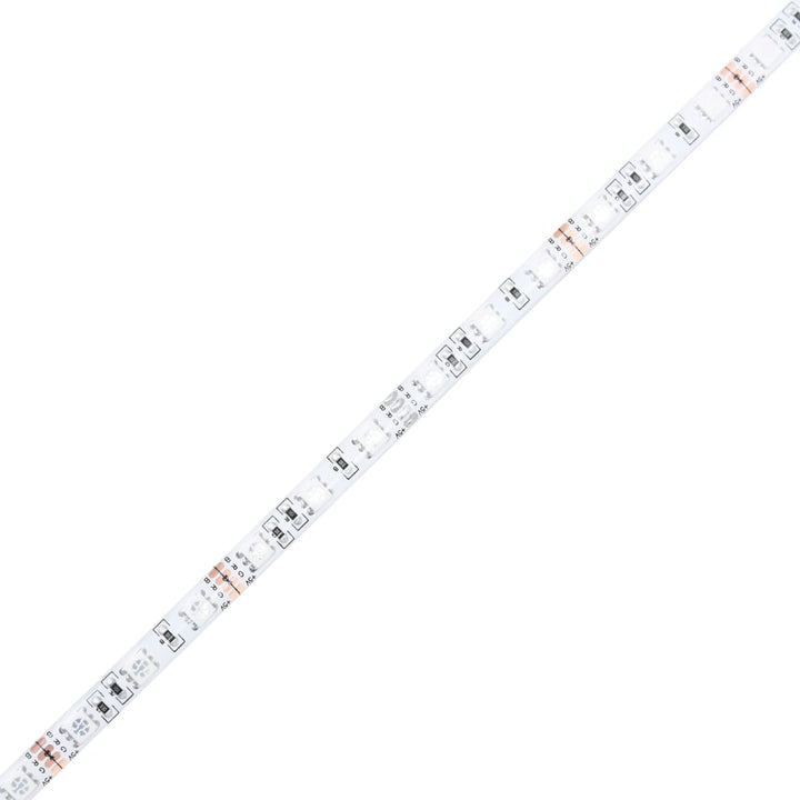 sengeramme med LED-lys 90x200 cm hvid