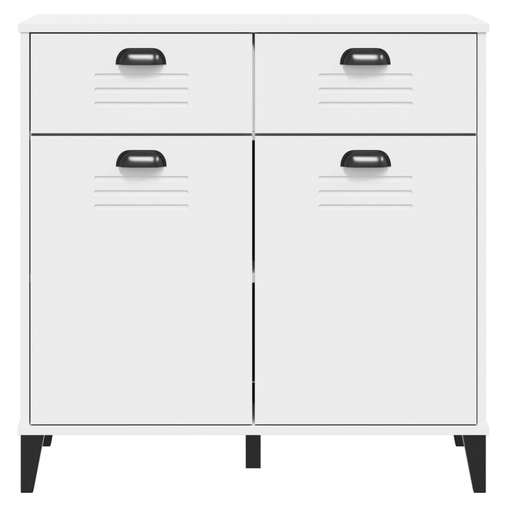 skænk VIKEN 80x40x80 cm konstrueret træ hvid