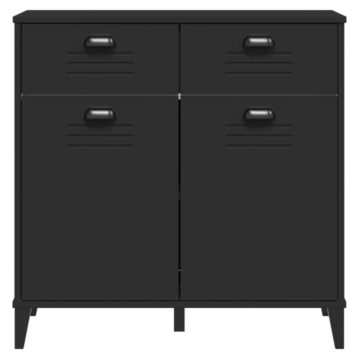 skænk VIKEN 80x40x80 cm konstrueret træ sort