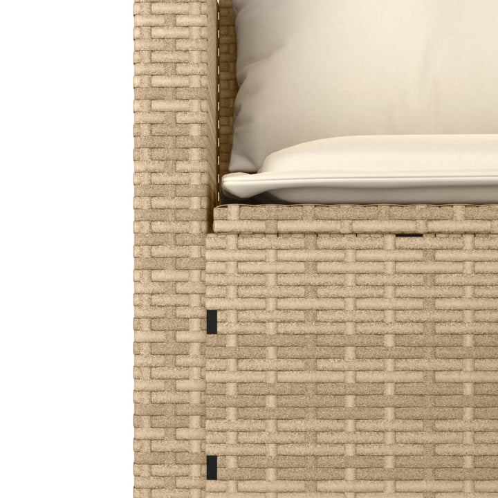 sofasæt til haven 3 dele med hynder polyrattan beige