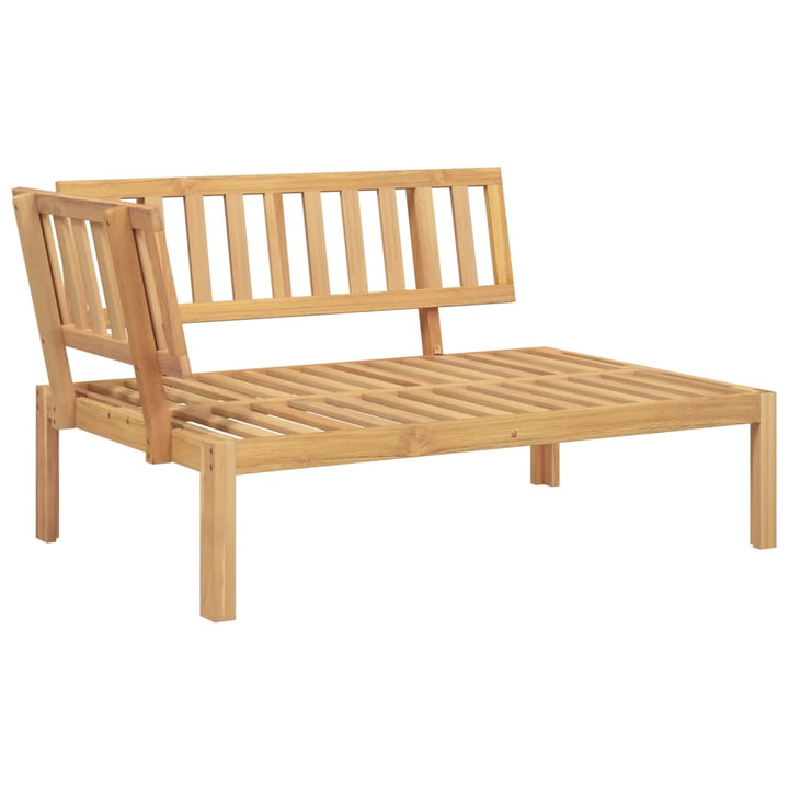hjørnemoduler 2 stk. til pallesofa massivt akacietræ