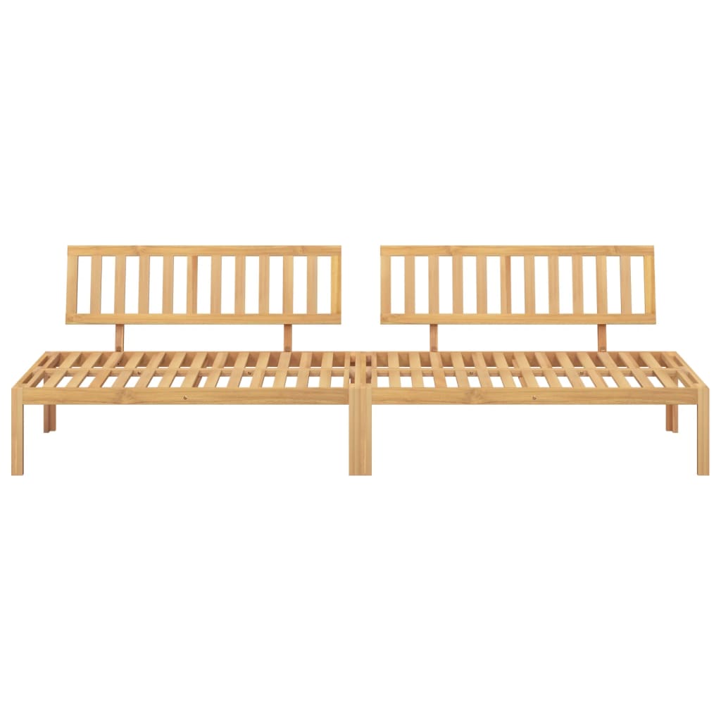 midtermoduler 2 stk. til pallesofa massivt akacietræ