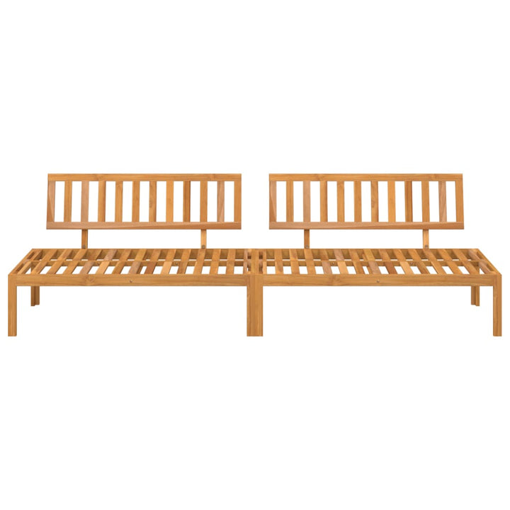midtermoduler 2 stk. til pallesofa massivt akacietræ