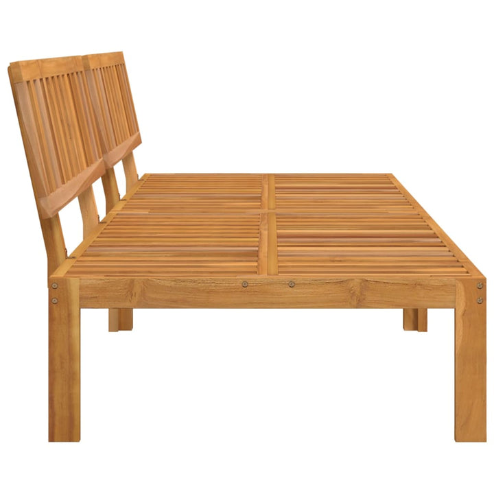 midtermoduler 2 stk. til pallesofa massivt akacietræ