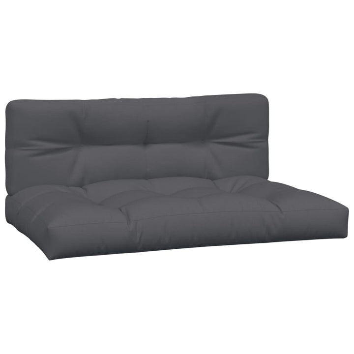 midtermoduler til pallesofa 2 stk. med hynder massivt akacietræ