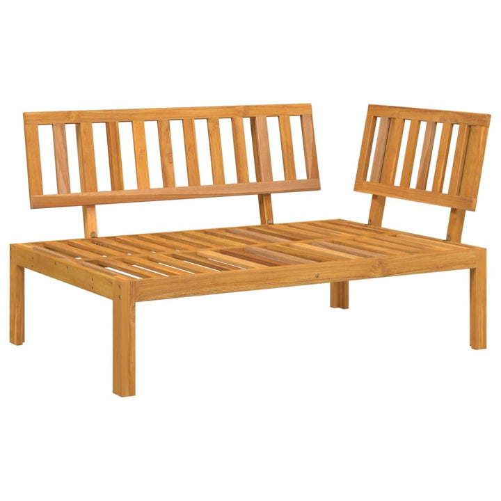hjørnemodul til pallesofa massivt akacietræ
